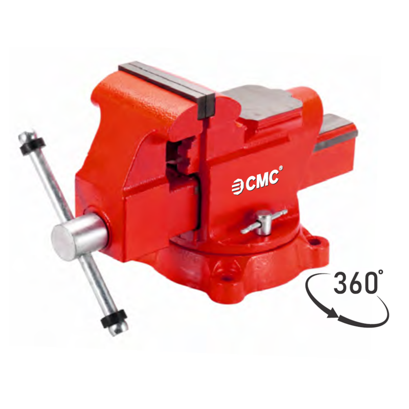 125 MM ENDÜSTRİYEL DÖNERLİ TEZGAH MENGENE 5